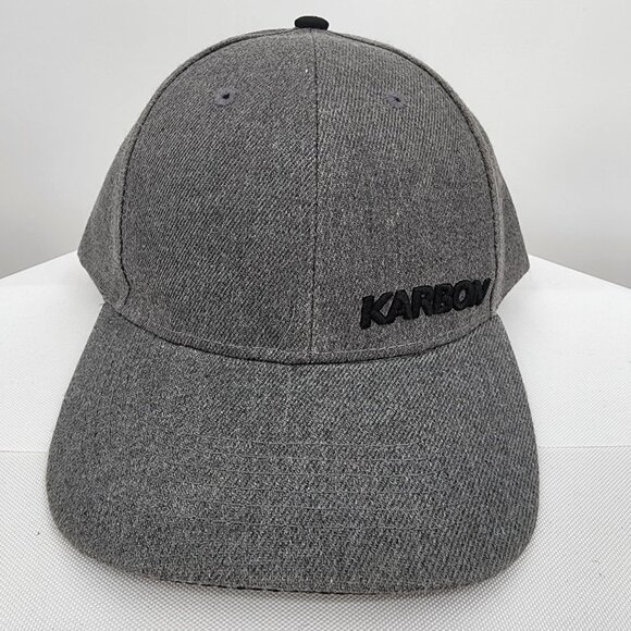 KARBON Pro Style Snap Back Ball Cap KR312 Hat Gray NWT - Picture 2 of 9